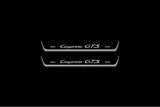 Porsche Cayenne Coupe E3 Stainless LED Door Sills – Cayenne GTS Logo