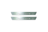 Porsche Cayenne Coupe E3 Stainless LED Door Sills – Cayenne GTS Logo