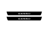 stainless steel door sill plates for Lexus GX III 2024+ with GX550 logo