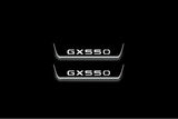 LED door sill plates for Lexus GX III 2024+ with GX550 logo