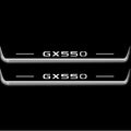 Lexus GX III 2024+ LED Door Sills Illuminated Scuff GX550 Logo Stainless Steel Entry Guards
