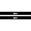 Hummer H2 2002-2009 Illuminated Matte Sill Plates with logo H2 Hummer Led Door Sills PRO opdesign