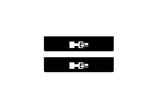 Hummer H2 2002+ illuminated door sill protectors with H2 logo
