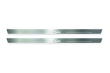Dodge Challenger 2008+ LED door sill plates stainless steel with HEMI logo