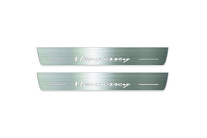 Dodge Durango III Stainless Steel LED Door Sills – Hennessey Logo