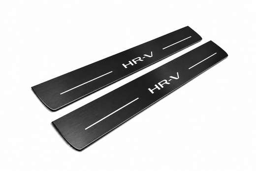 Honda HR-V 2021–Present — Matte PRO LED Door Sills — HR-V Logo