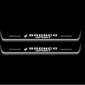 Ford Bronco Sport 2021+ LED Door Sills Illuminated Scuff Horse Logo Stainless Steel Entry Guards