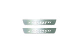 LED door sill plates for Ford Bronco Sport 2021+ stainless steel with Horse logo