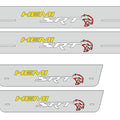 Illuminated LED Door Sill Tread Plates Dodge Charger 2011-2023 With SRT HEMI HELLCAT Logo Dodge Led Door Sills opdesign