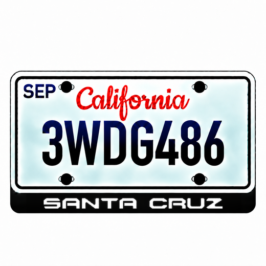 Hyundai Santa Cruz LED License Plate Badge | Standard or Custom