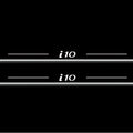 Hyundai i10 II 2013-2019 LED Door Sills Illuminated Scuff i10 Logo Stainless Steel Entry Guards Door Sills Decoin