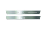 LED door sill plates Hyundai i10 II 2013+ stainless steel with i10 logo