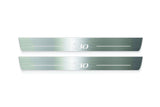 stainless steel LED door sill plates for Hyundai i30 II 2012+ with i30 logo