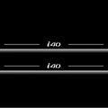 Hyundai i40 2012-2020 LED Door Sills Illuminated Scuff i40 Logo Stainless Steel Entry Guards Door Sills Decoin
