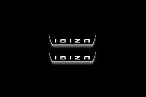 Seat Ibiza 2017+ LED Door Sills Illuminated Scuff Ibiza Logo Stainless Steel Entry Guards