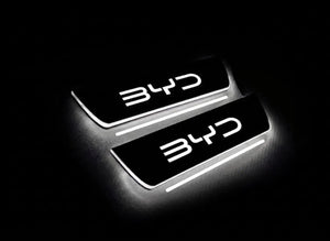 BYD Leopard 3 2025+ Stainless Steel LED Door Sills – BYD Logo