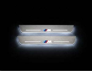 BMW X6 G06 2019+ LED Door Sills Illuminated Scuff M Performance (Type 2) Logo Stainless Steel Entry Guards Door Sills Decoin