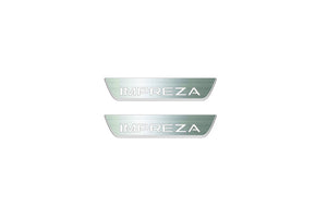 Impreza IV 2011-2016 LED Door Sills Illuminated Scuff Impreza Logo Stainless Steel Entry Guards