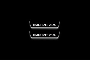 Subaru Impreza V 2016+ Stainless Steel LED Door Sills – Impreza Logo