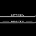 Impreza VI 2022+ LED Door Sills Illuminated Scuff Impreza Logo Stainless Steel Entry Guards