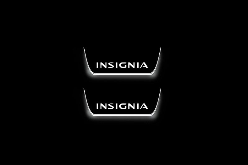 Opel Insignia II 2017+ Stainless Steel LED Door Sills – Insignia Logo