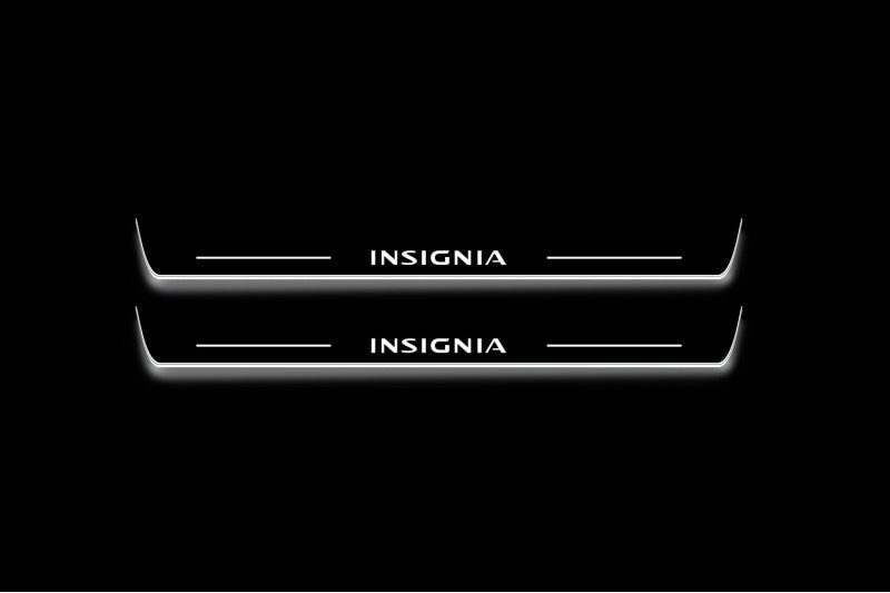 Opel Insignia II 2017+ Stainless Steel LED Door Sills – Insignia Logo