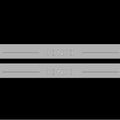 Illuminated LED Door Sill Tread Plates Hyundai Ioniq 2016+ With Ioniq Logo Hyundai Led Door Sills opdesign