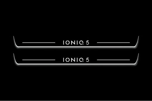 Hyundai Ioniq 5 2021+ Stainless Steel LED Door Sills – Ioniq 5 Logo