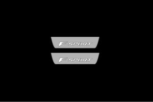 Lexus IS IV 2020+ LED Door Sills Illuminated Scuff F Sport Logo Stainless Steel Entry Guards Door Sills opdesign