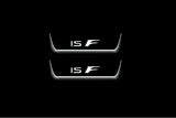 Lexus IS IV XE40 2020+ Stainless Steel LED Door Sills – IS F Logo