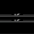 Lexus IS IV XE40 2020+ Stainless Steel LED Door Sills – IS F Logo