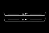 Lexus IS IV XE40 2020+ Stainless Steel LED Door Sills – IS F Logo