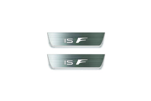 Lexus IS IV XE40 2020+ Stainless Steel LED Door Sills – IS F Logo