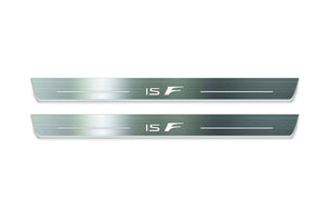 Lexus IS IV XE40 2020+ Stainless Steel LED Door Sills – IS F Logo