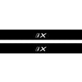 BMW iX 2021+ Illuminated Matte Sill Plates with logo iX BMW Led Door Sills PRO opdesign