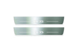 LED door sill plates for Hyundai ix35 2009+ with ix35 logo