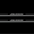 Dodge Charger LD 2011+ stainless steel LED door sill plates with JAILBREAK logo