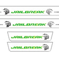 Dodge Charger 2023+ LED Door Sills Illuminated Scuff JAILBREAK Logo (Type 2) Stainless Steel Entry Guards Door Sills Decoin