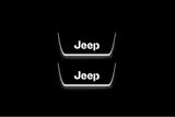 Jeep Grand Cherokee V 2021+ Stainless Steel LED Door Sills – Jeep Logo