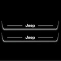 Jeep Grand Cherokee V 2021+ Stainless Steel LED Door Sills – Jeep Logo