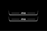 Jeep Grand Cherokee V 2021+ Stainless Steel LED Door Sills – Jeep Logo