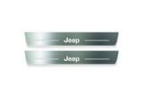 Jeep Grand Cherokee V 2021+ Stainless Steel LED Door Sills – Jeep Logo