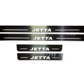 Illuminated LED Door Sill Tread Plates Volkswagen Jetta VI 2010-2018 With Jetta Logo (type 1) Volkswagen Led Door Sills opdesign