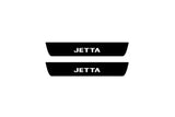 Volkswagen Jetta VI 2010+ illuminated door sill protectors with Jetta logo