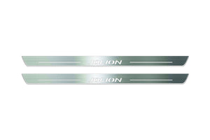 Haval Jolion 2020+ LED Door Sills Illuminated Scuff Haval Logo Stainless Steel Entry Guards