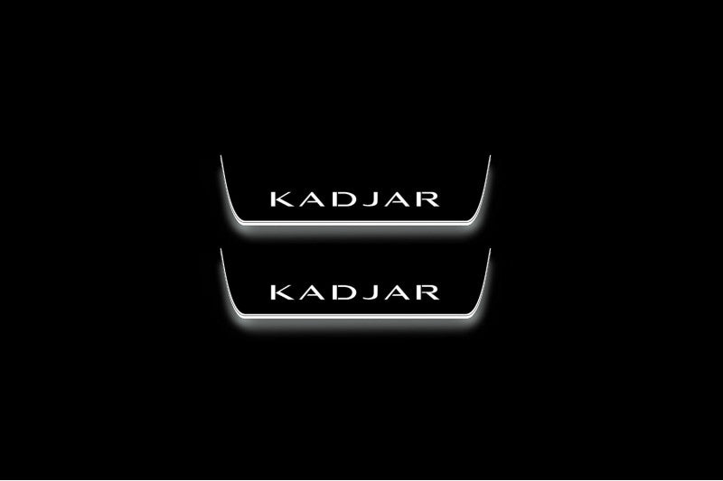 Renault Kadjar 2015-2022 Stainless Steel LED Door Sills – Kadjar Logo