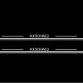 Skoda Kodiaq 2016+ Stainless Steel LED Door Sills – Kodiaq Logo