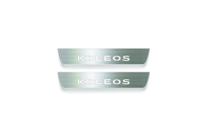 Renault Koleos II 2016+ Stainless Steel LED Door Sills – Koleos Logo