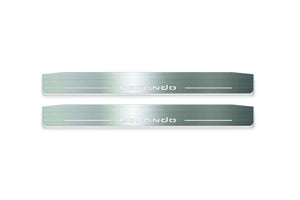 SsangYong Korando 2010+ Stainless Steel LED Door Sills – Korando Logo