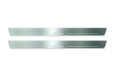 Ford Kuga I 2008+ illuminated entry guards in stainless steel with Kuga logo